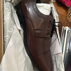 Johnston & Murphy Rich Brown Leather Derbys size 12